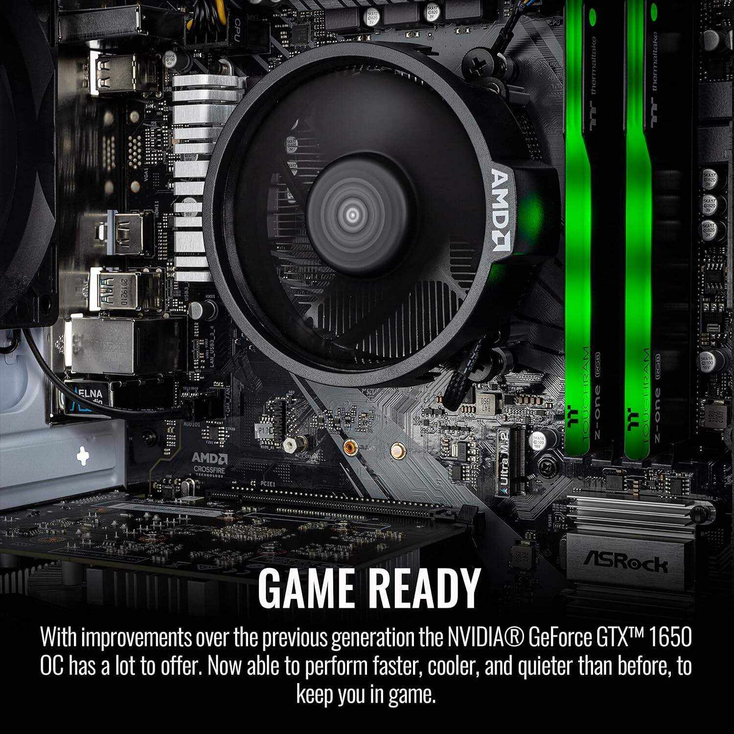 Thermaltake Frostbite 380 Gaming Desktop (AMD RyzenTM 7 5800X 8-core, ToughRam RGB DDR4 3600Mhz 32GB Memory, NVIDIA® GeForce RTXTM 3080, 1TB NVMe M.2, Win10 Home) D3FB-B550-380-LCS