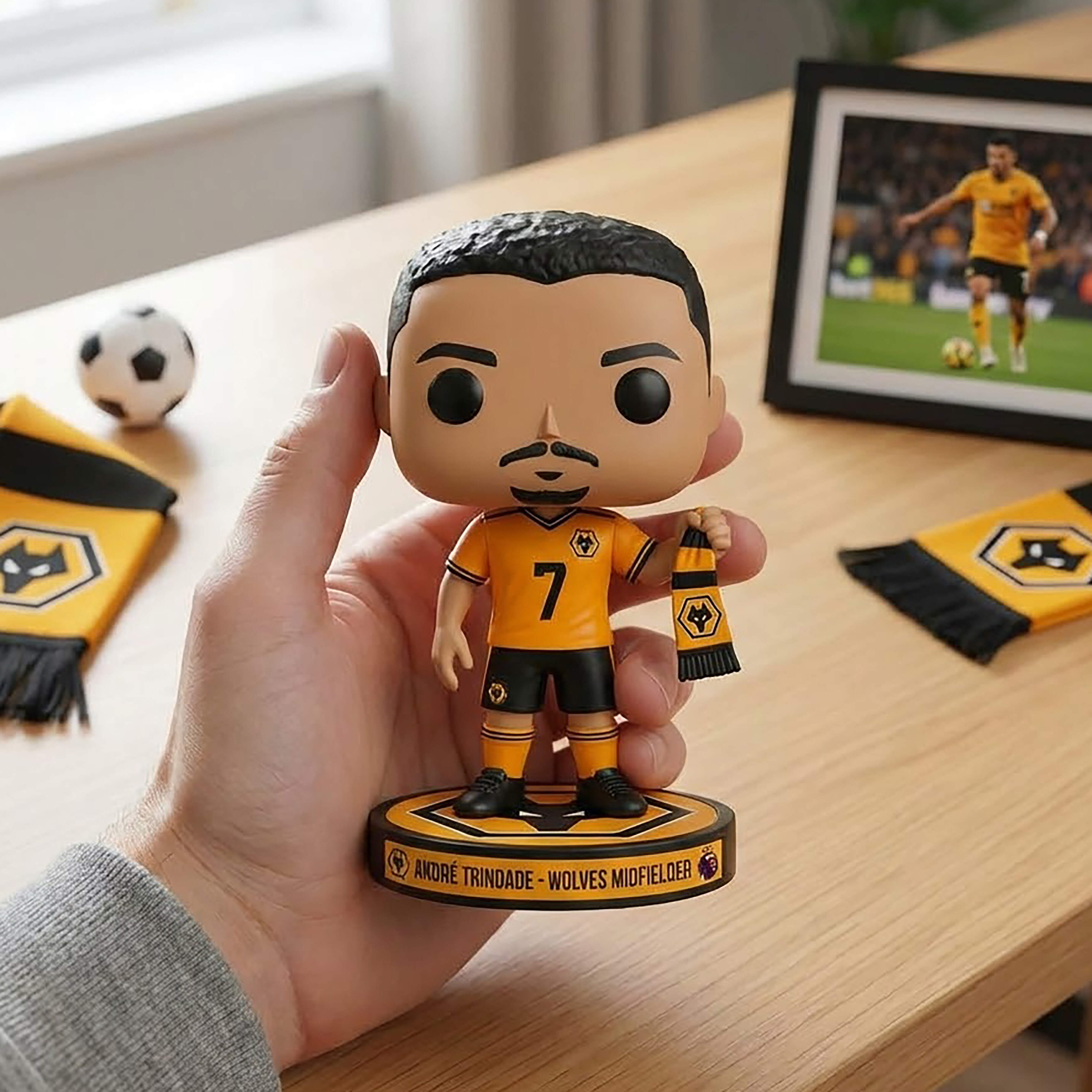 🐺 Wolves Limited Edition Collectible – André Trindade Midfield Figure