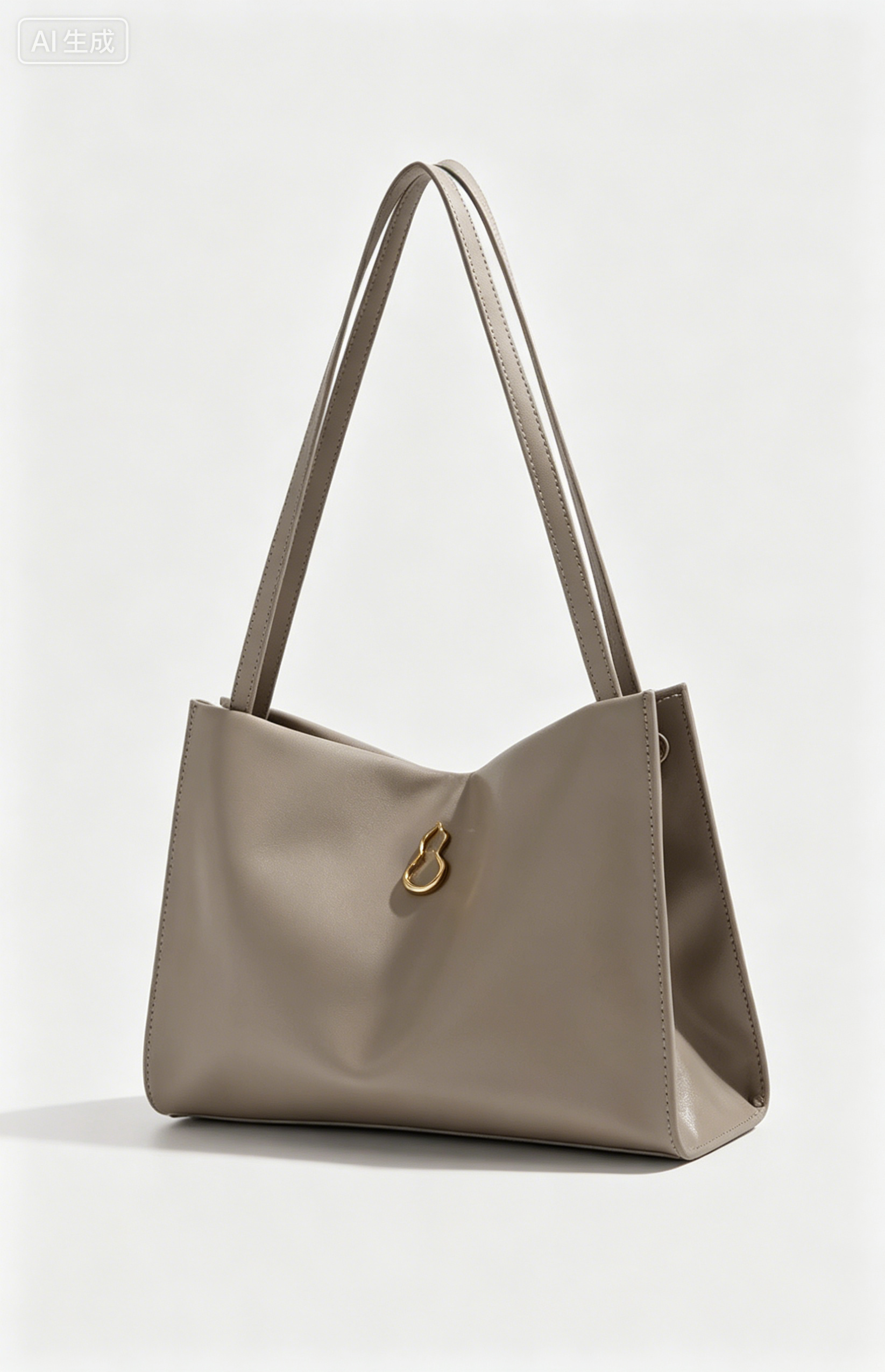 Fashionable women handbag with classic design with cowhide leather