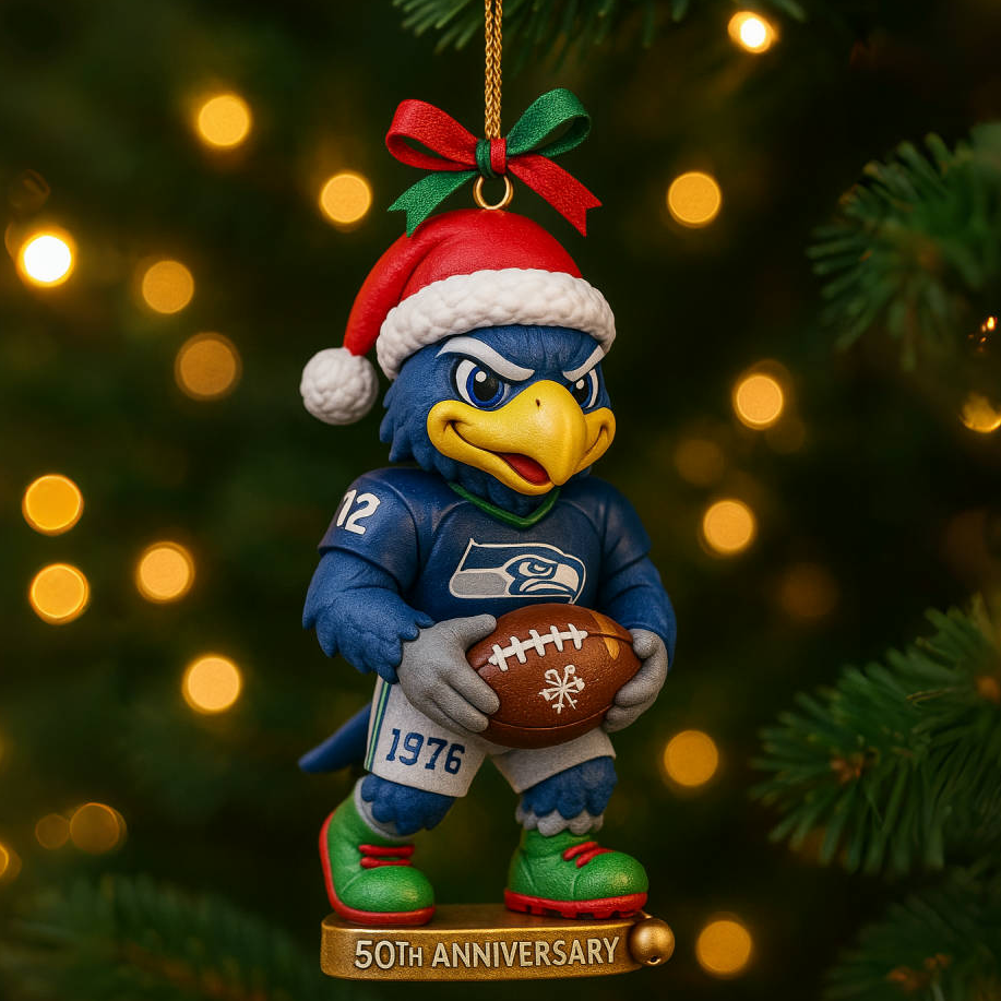 Seahawks Legacy Tree Ornaments – 50 Years Strong