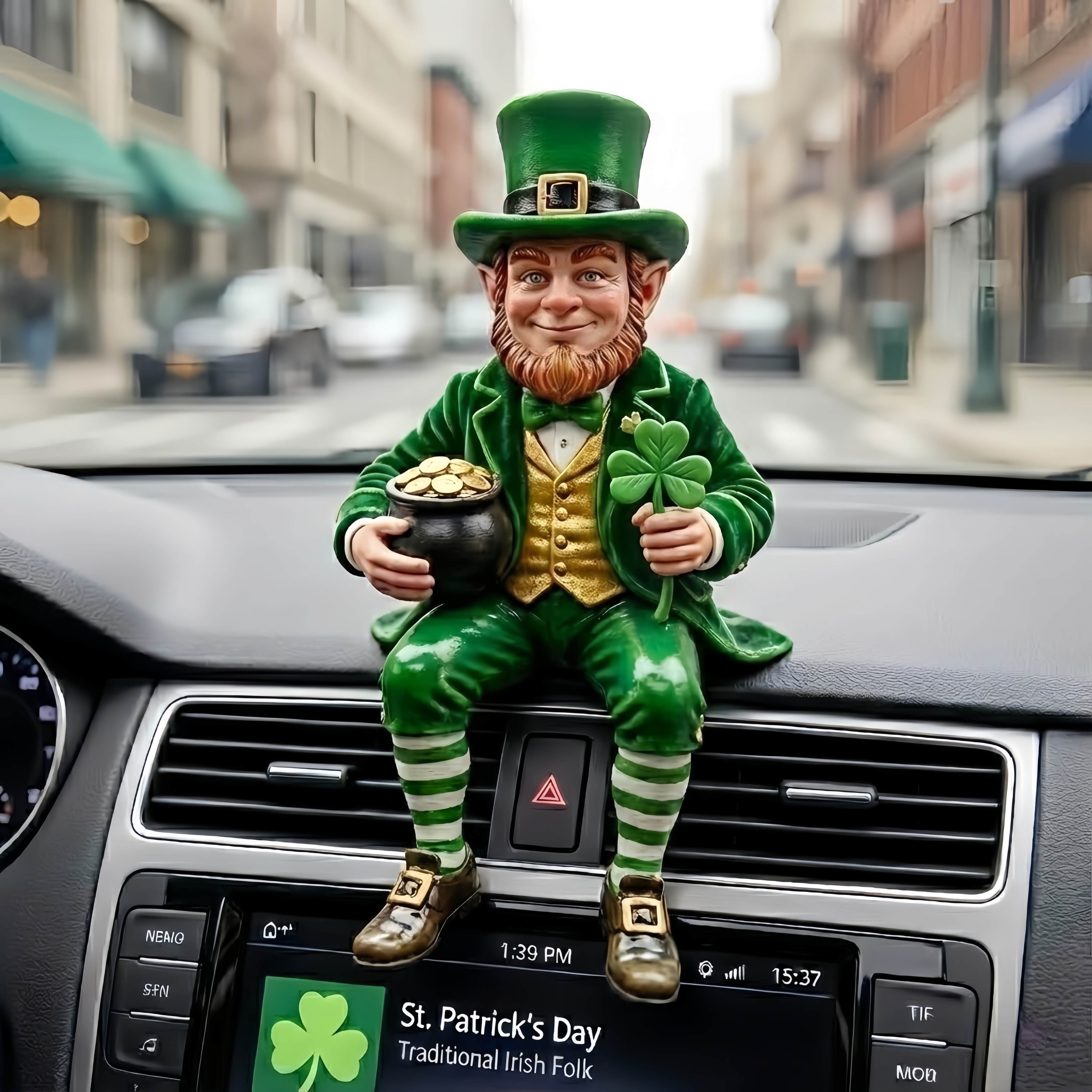 St. Patrick’s Day Leprechaun Decorative Figurine
