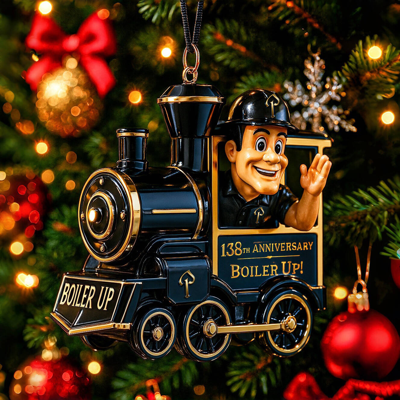 Boilermaker Pride 138TH Anniversary Ornaments