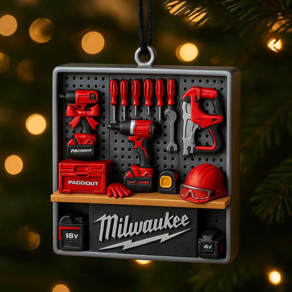 Milwaukee Toolbench Christmas Ornament