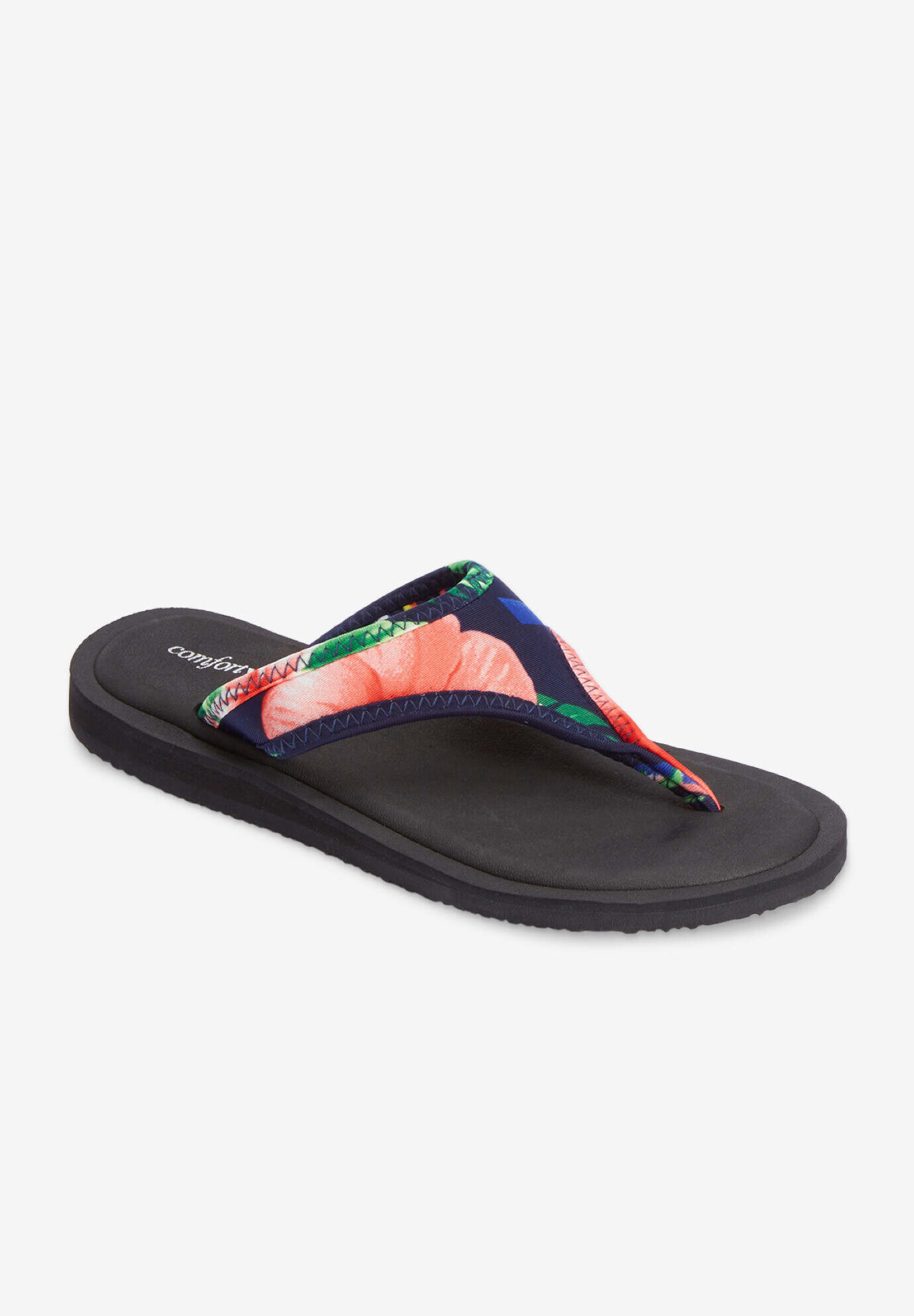 The Sylvia Soft Footbed Thong Slip On Sandal