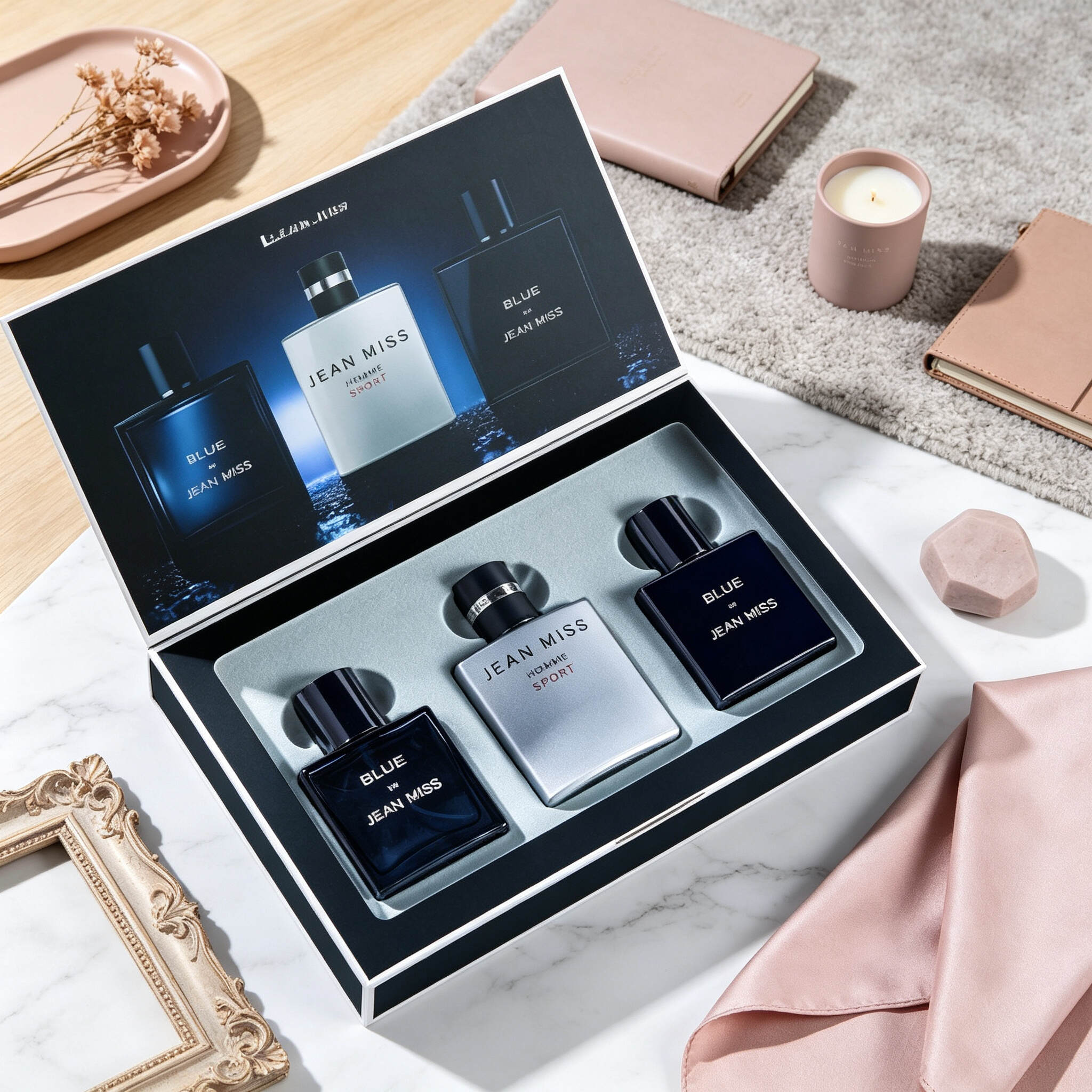 Blue Homme Sport 3 Pcs Men Cologne Gift Set-30ml*3