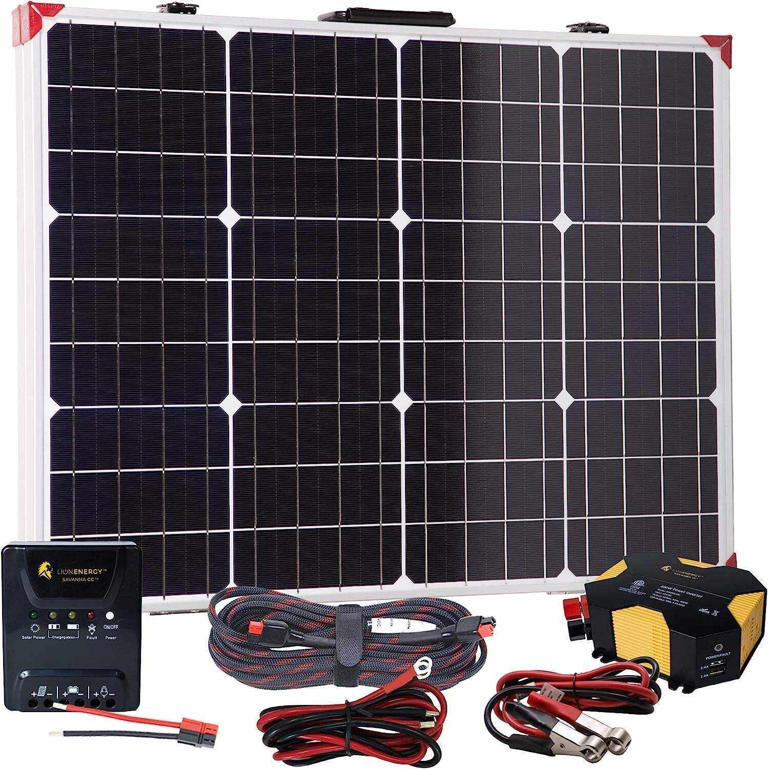 12V DIY Solar Power Kit with 400W Inverter