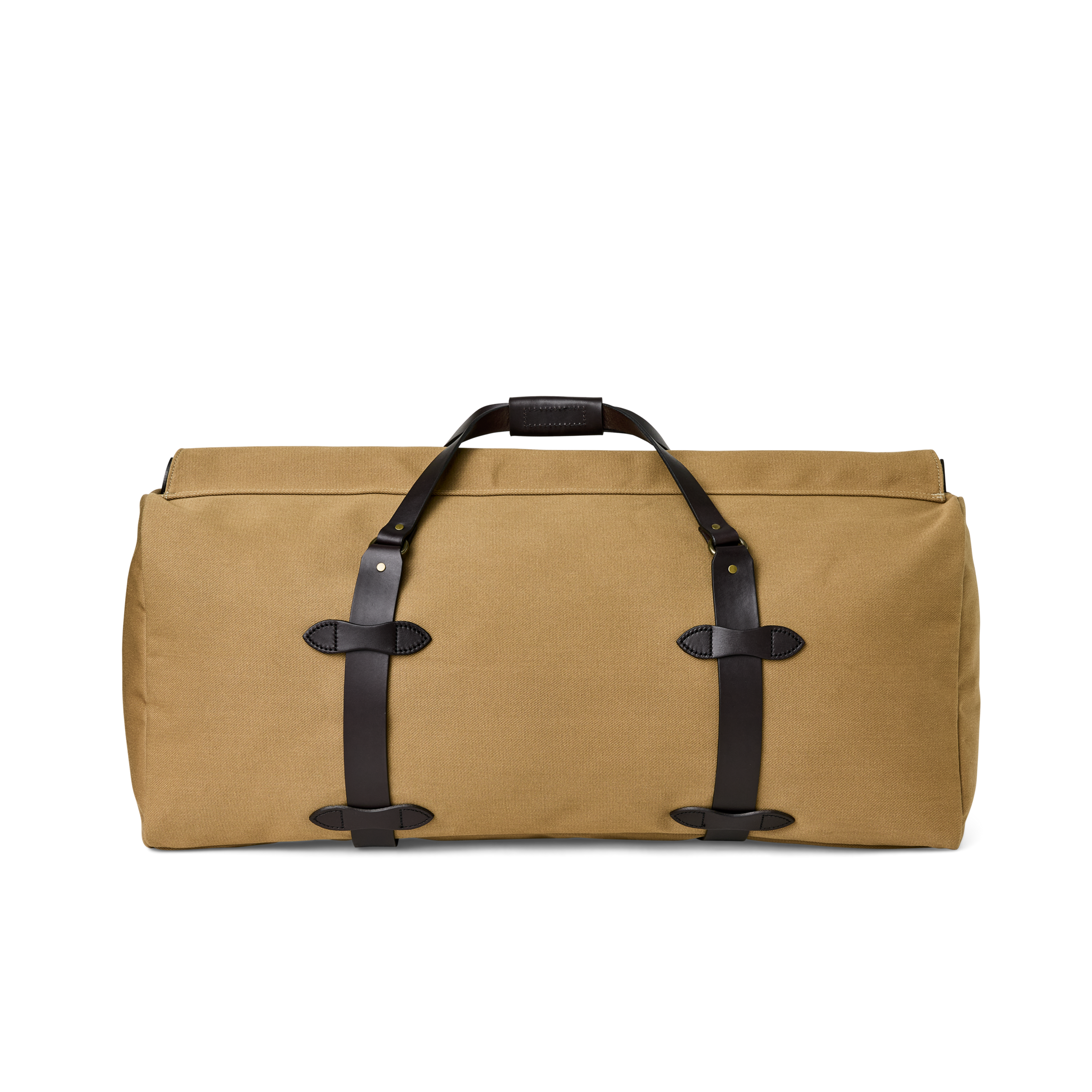 Large Rugged Twill Duffle Bag - Tan