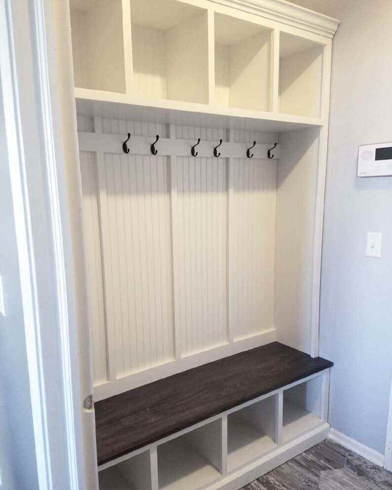 PENNSYLVANIA 4 section bench with storage