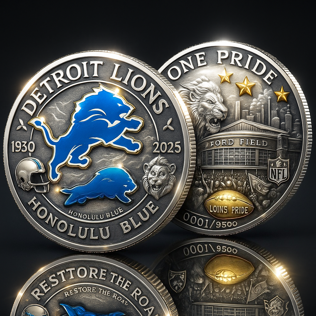 Detroit Lions 95th Anniversary Commemorative Coin