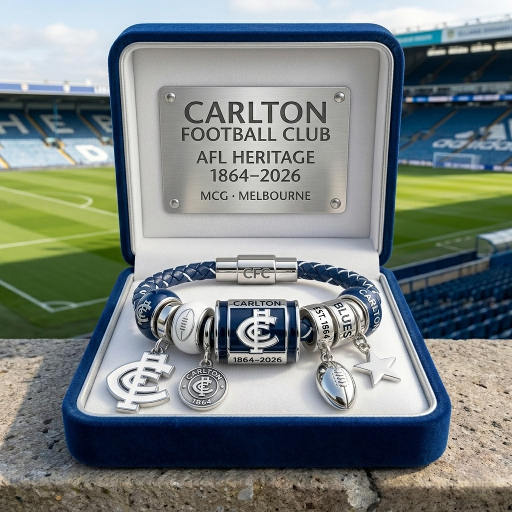Carlton Football Club 1864-2026 Commemorative Bracelet