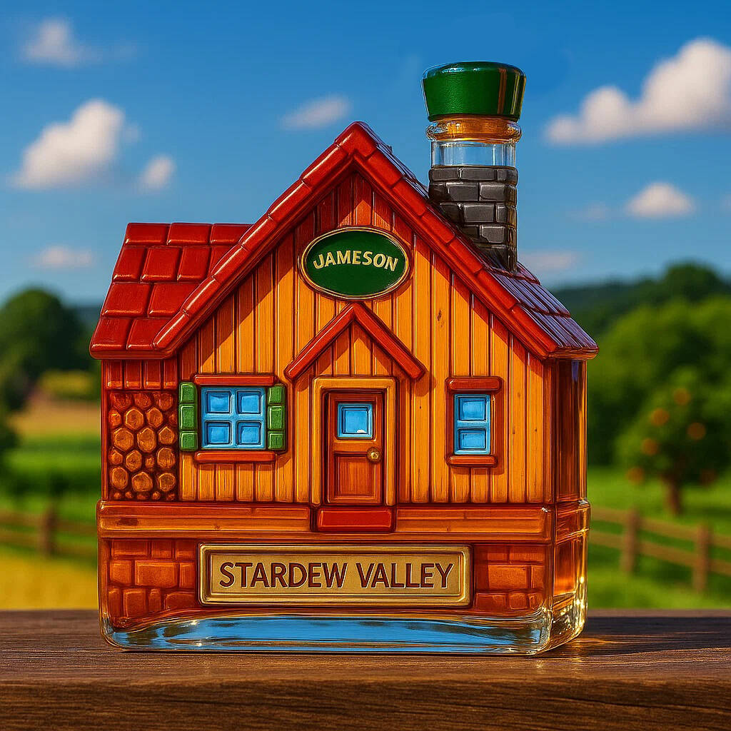 Stardew Valley Farmhouse Limited Edition Whisky Bottle