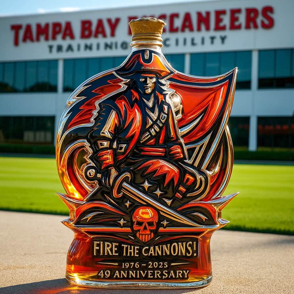 Tampa Bay Buccaneers Commemorative Whisky Bottle