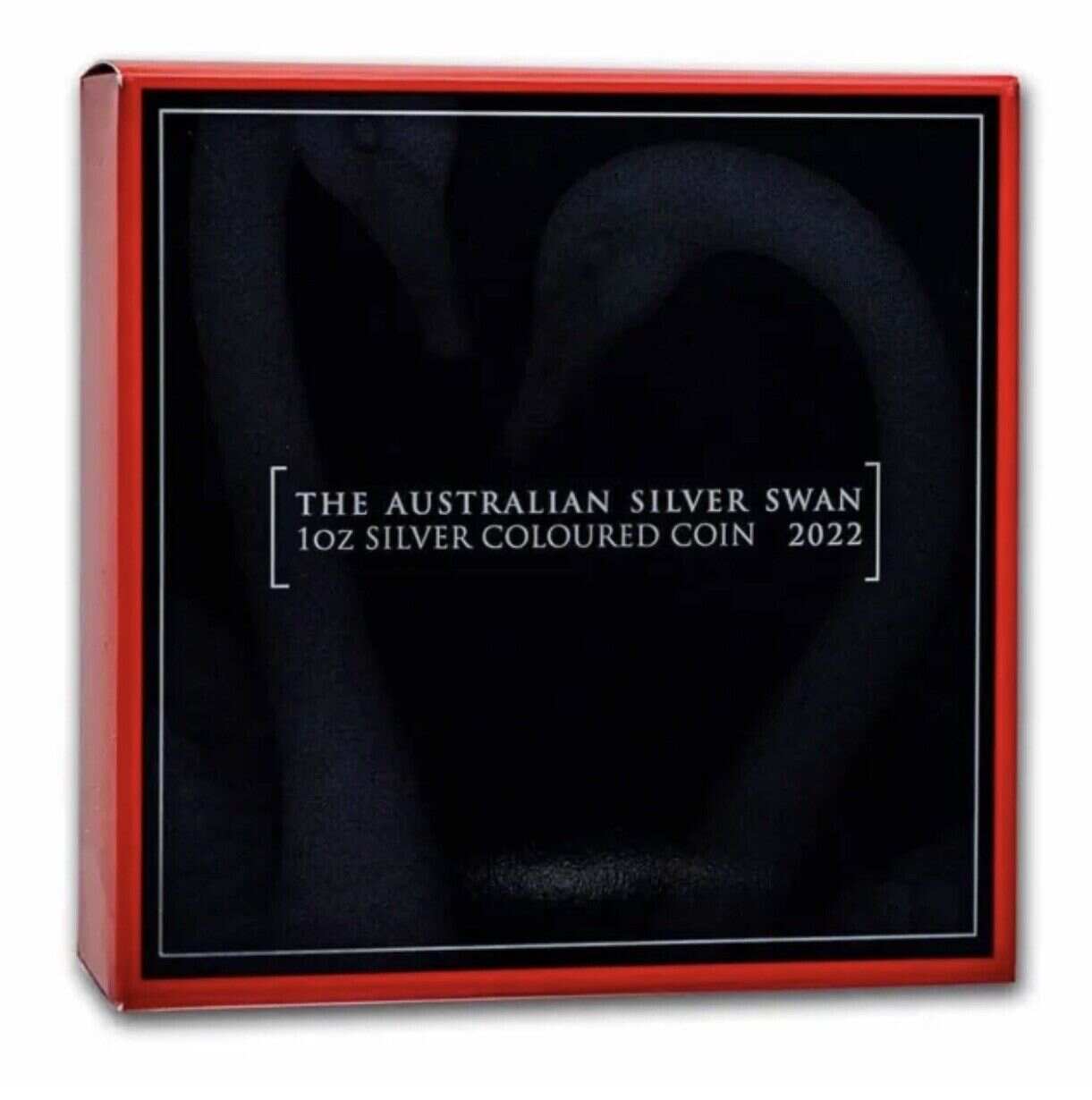 SEALED 2022 Australia First Ever Colorized 1oz Silver Swan Perth Mint 1500 Made