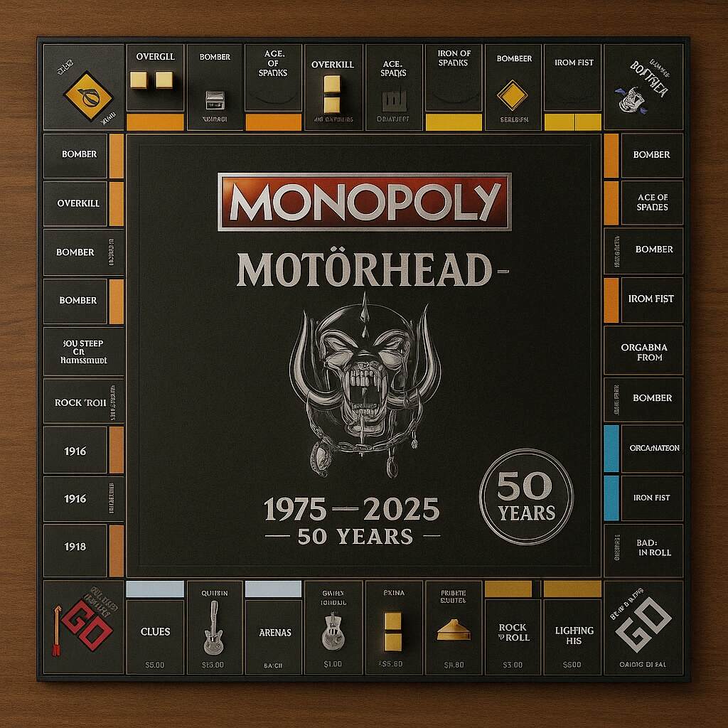 Monopoly: Motörhead – Ace of Spades 50th Anniversary Edition