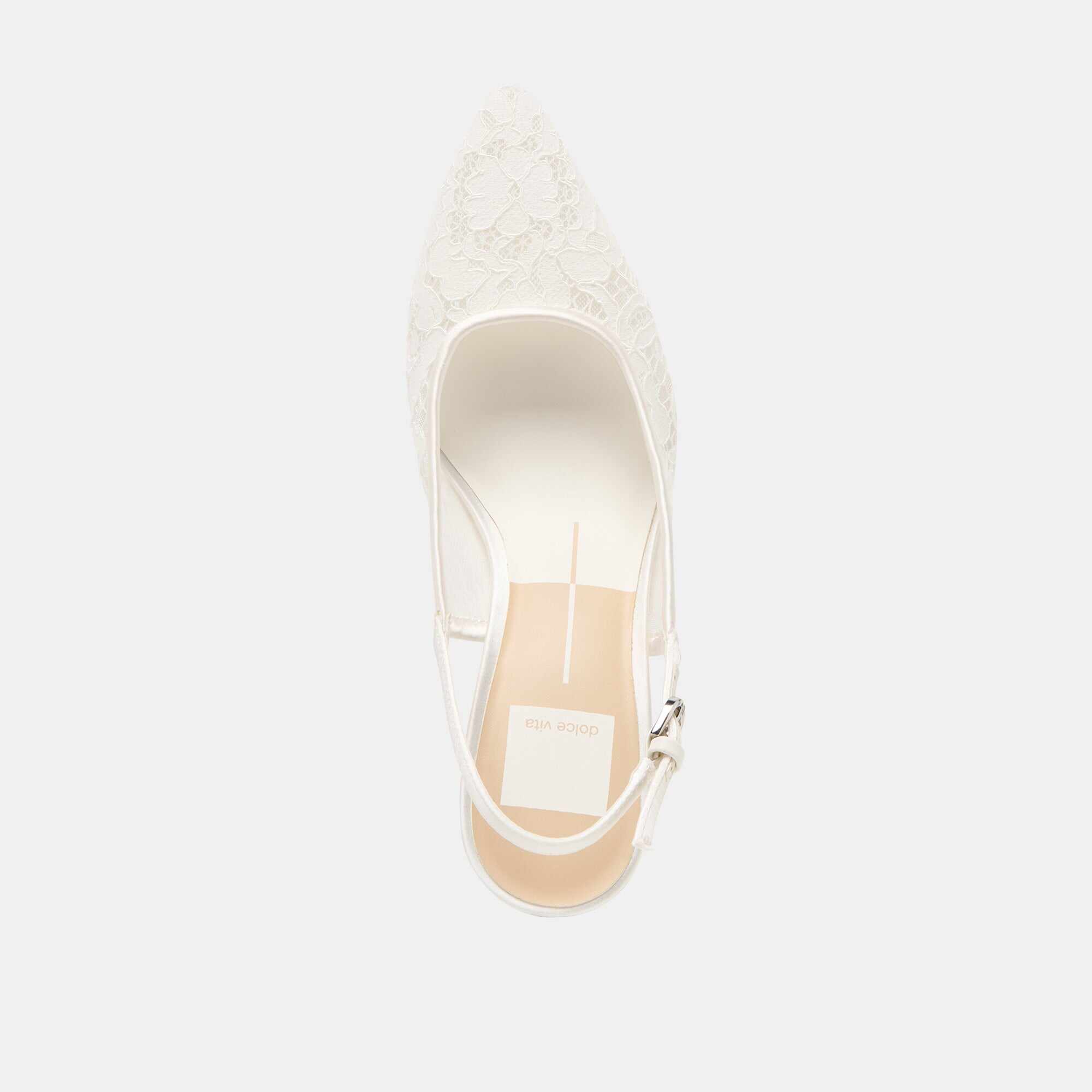 YAMI HEELS TRUE WHITE LACE