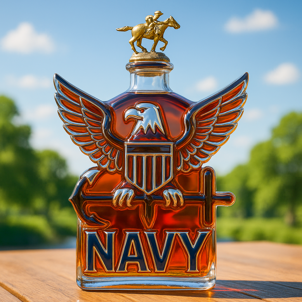 U.S. Navy Whiskey Bottle