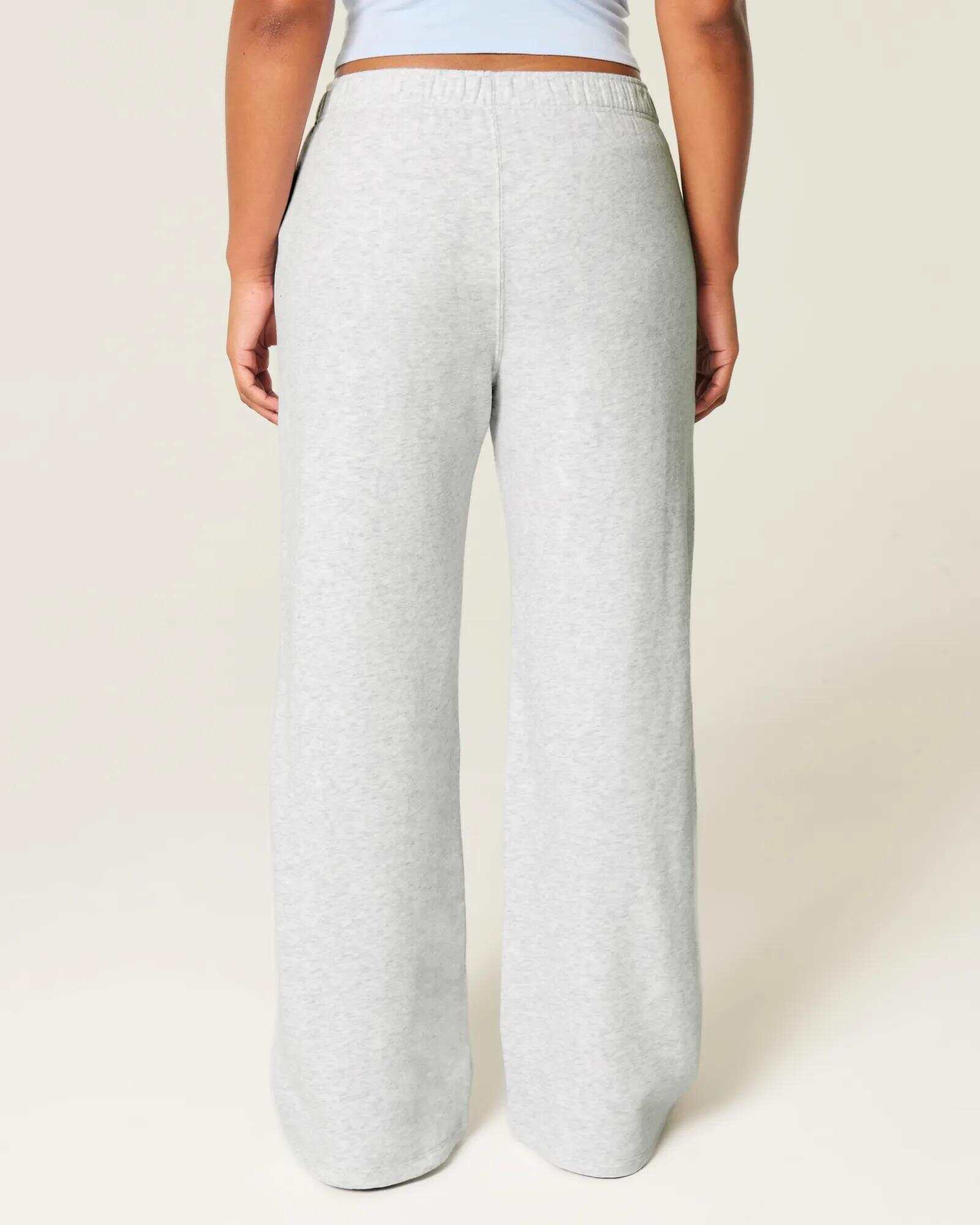 Wide-Leg Sweatpants