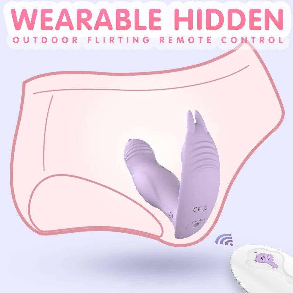 PASSION PULSE ADULT 3-in-1 Dildo Rabbit Wireless Remote Vibrator