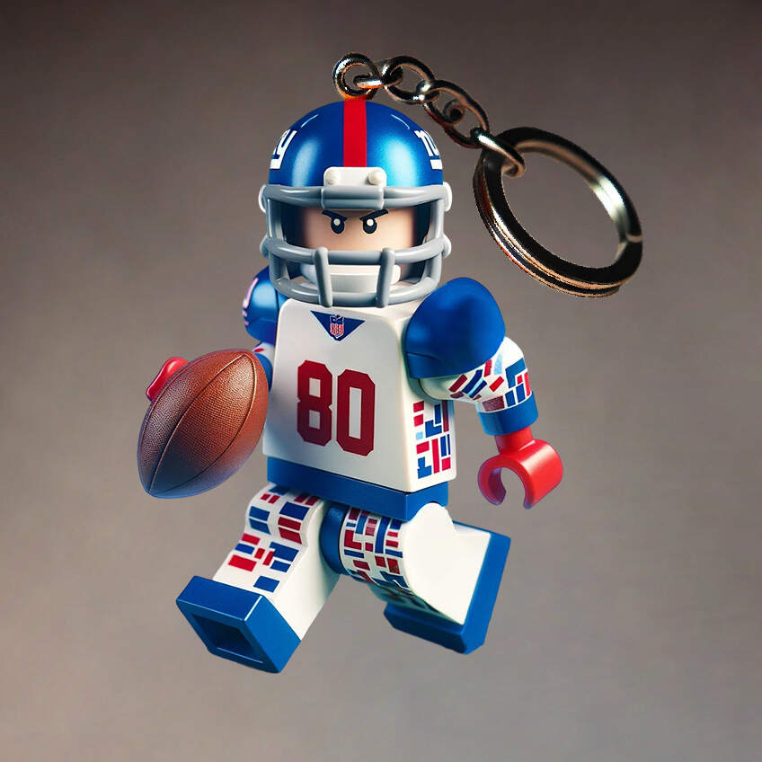 Football Team Building Set Kit Keychain