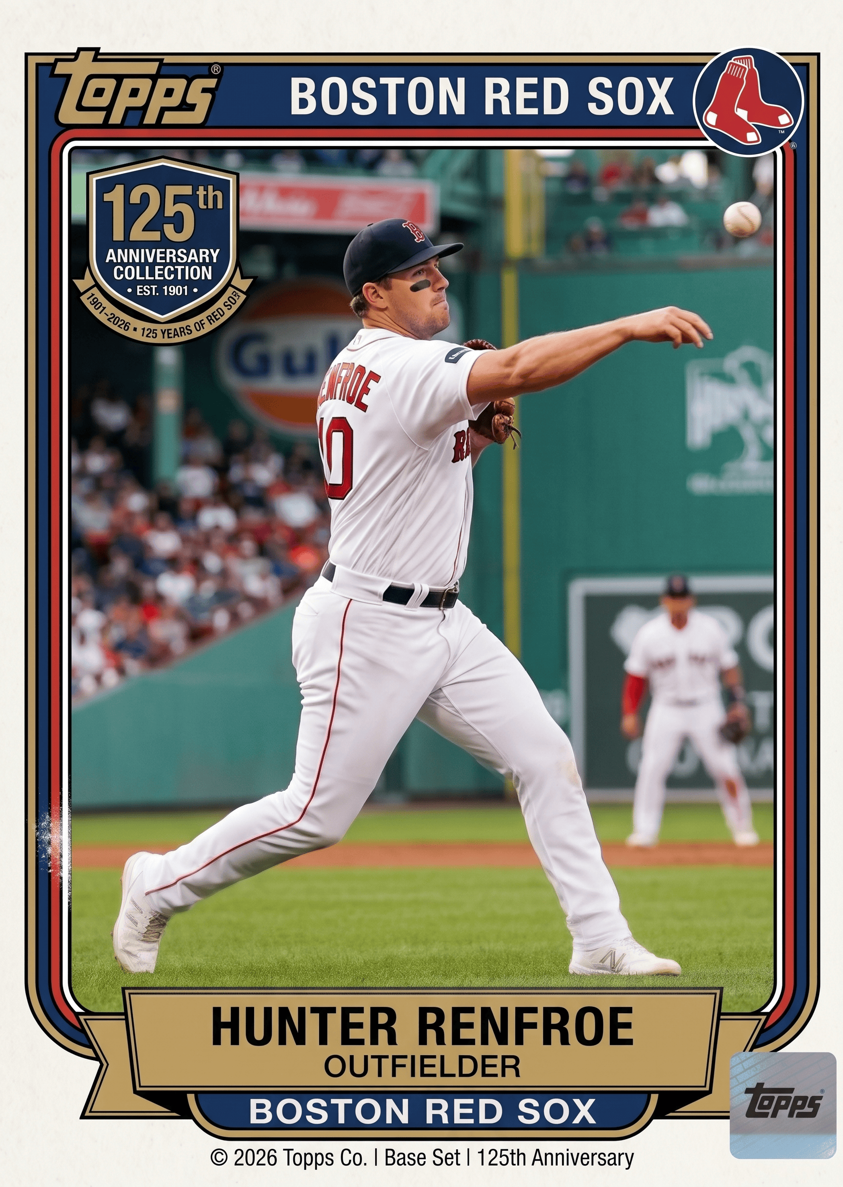 2026 Boston Red Sox 125th Anniversary Trading Cards Hobby Box