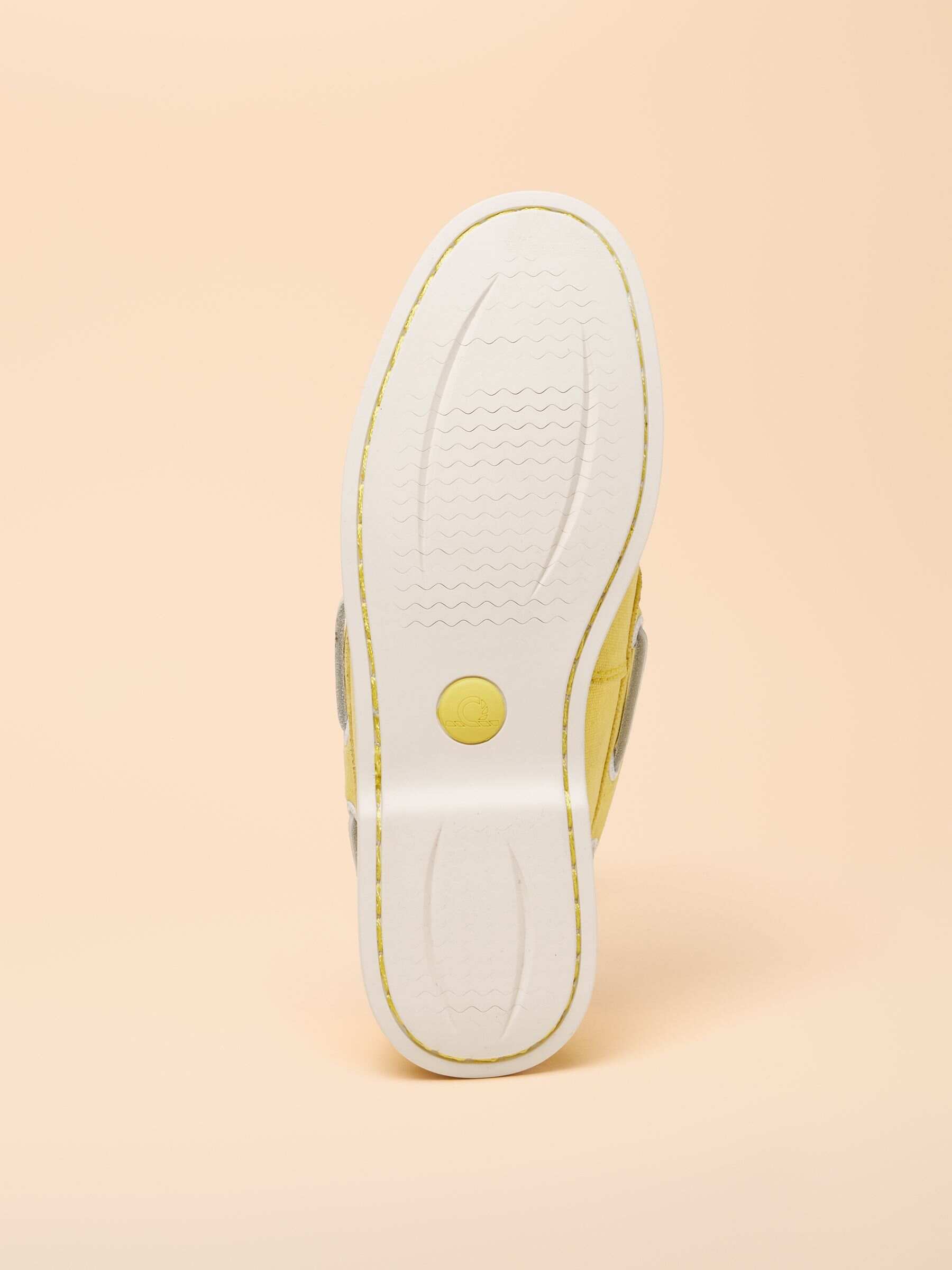 Joules X Chatham Yellow Jetty Deck Shoes