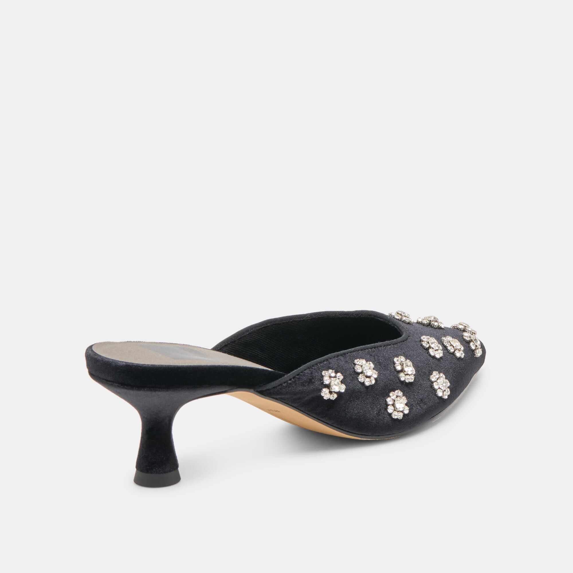 CLARA HEELS NERO VELVET