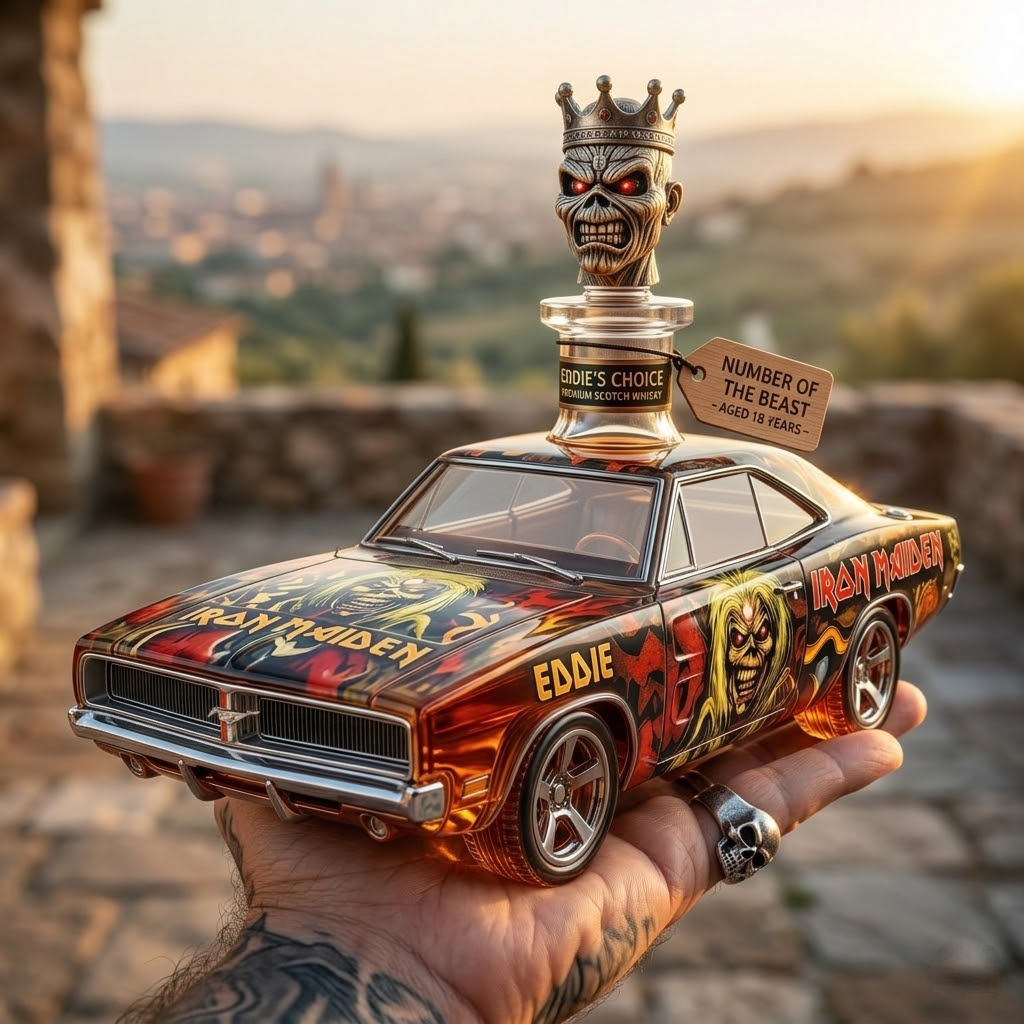 Iron Maiden Eddie’s Collector’s Edition Muscle Car Decanter