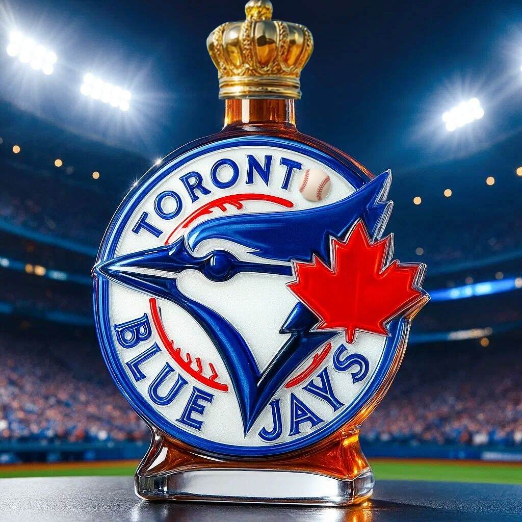 Toronto Blue Jays Whiskey Bottle