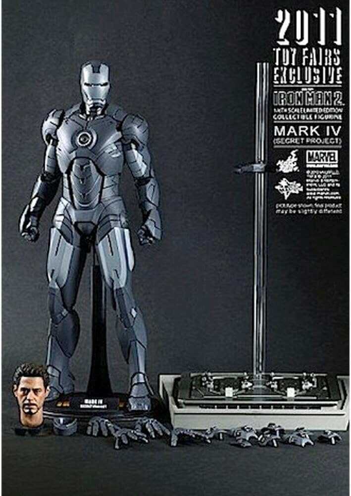 Hot Toys Sideshow SDCC Marvel Iron Man Mark IV Secret Project Figure