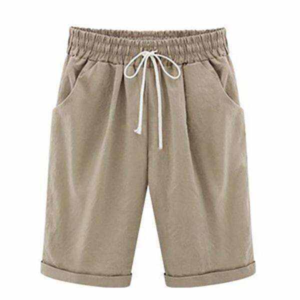 Colorful Plus Size Pockets Casual Shorts