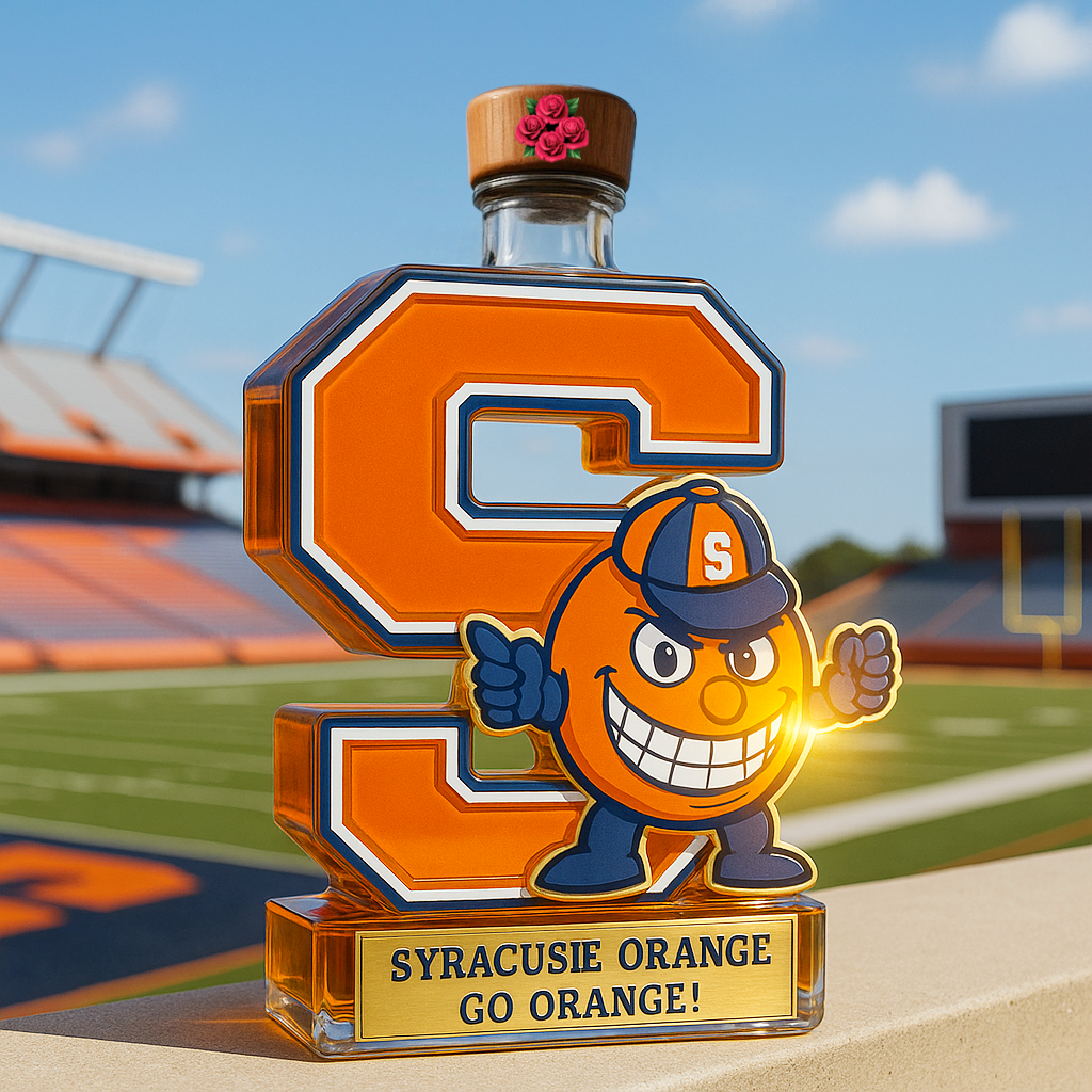Syracuse University Whiskey Bottle