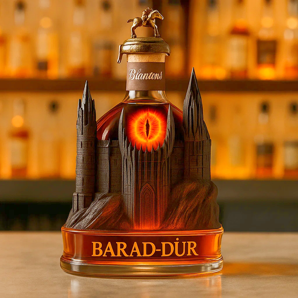 Barad-dûr Whiskey Bottle