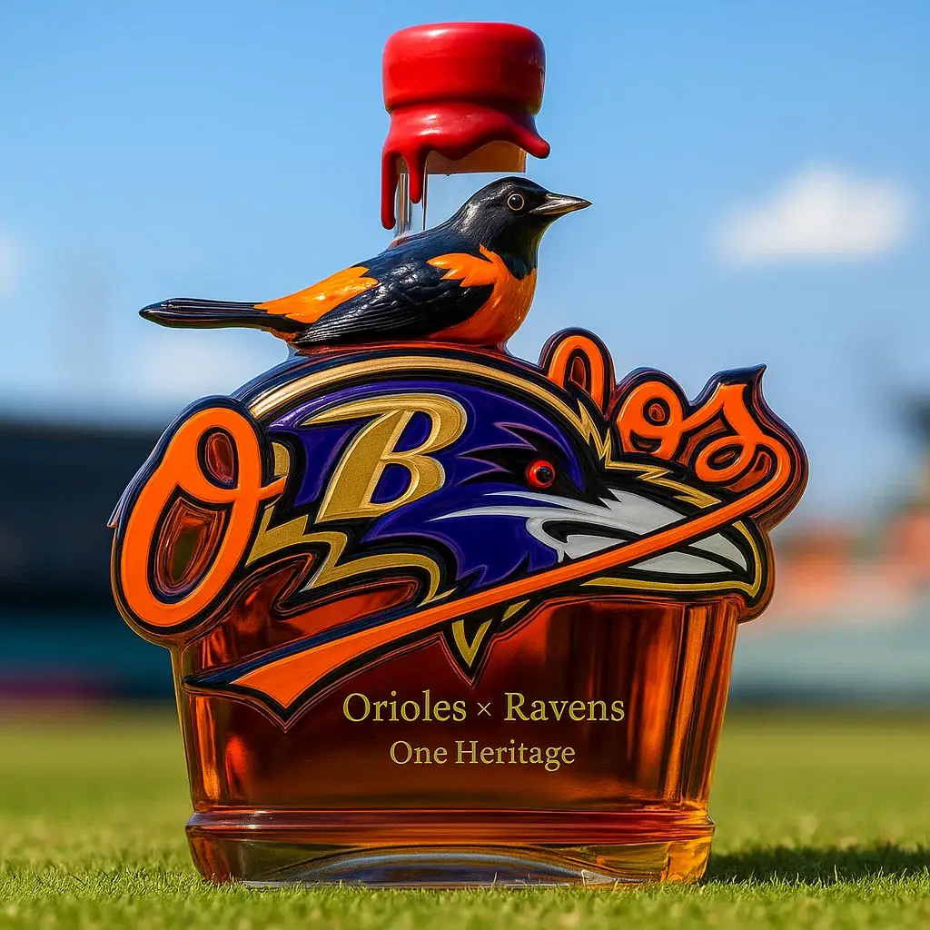 Orioles × Ravens – Baltimore Limited Edition Whiskey Bottle