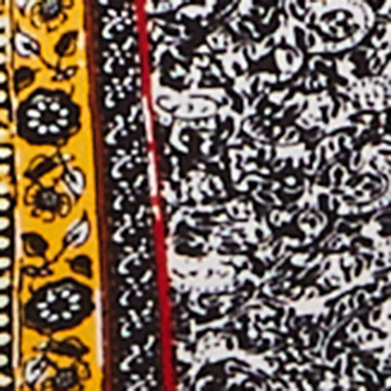 Boho Border Print High Waisted Flare Leg Pants