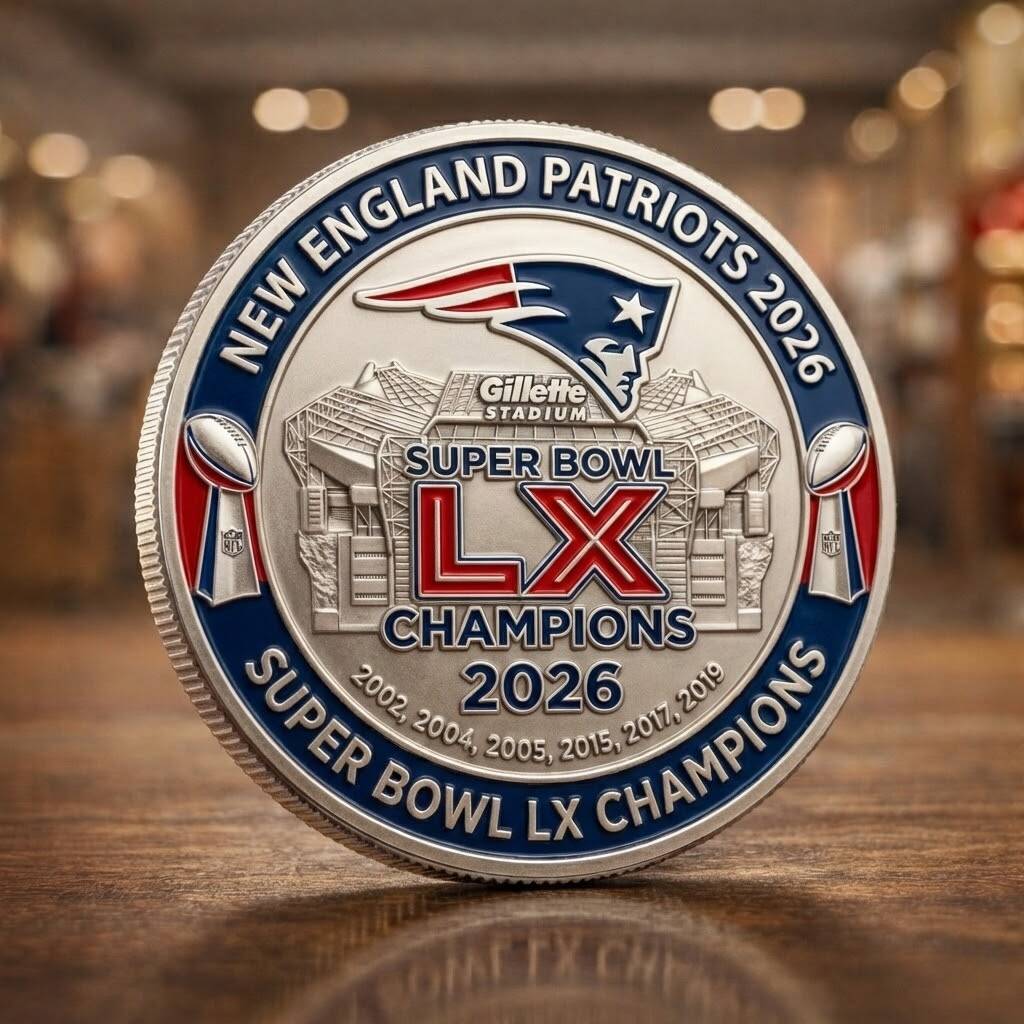 New England Patriots 2026 Super Bowl Championship Coin