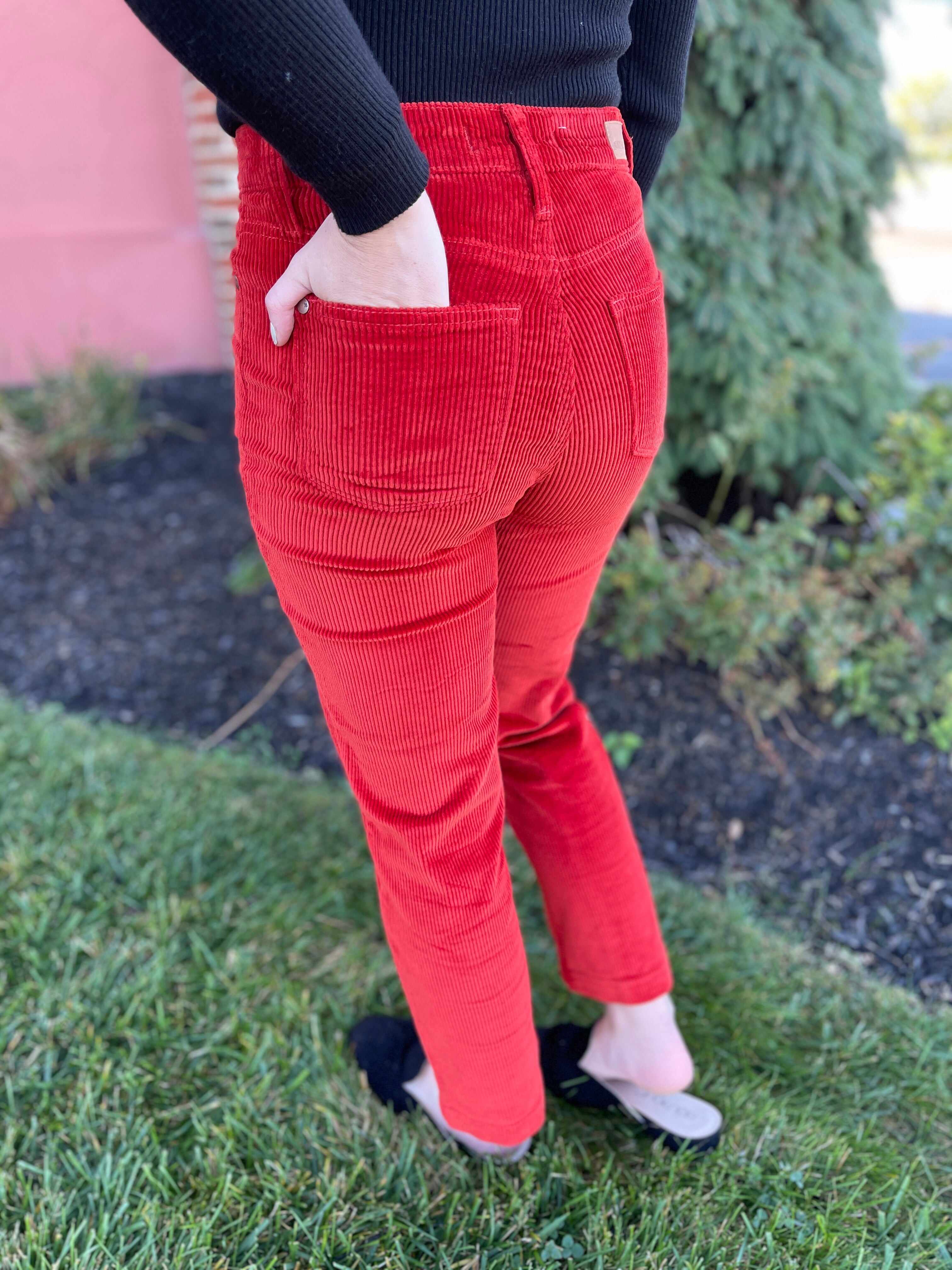 Plus/Reg Spice Up Your Life Corduroy Pants