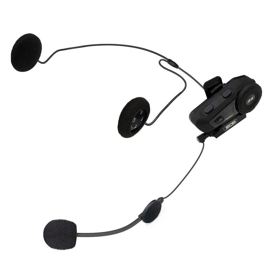 SCSETC S-9 Motorcycle Helmet Bluetooth Headset Headphones And Microphone