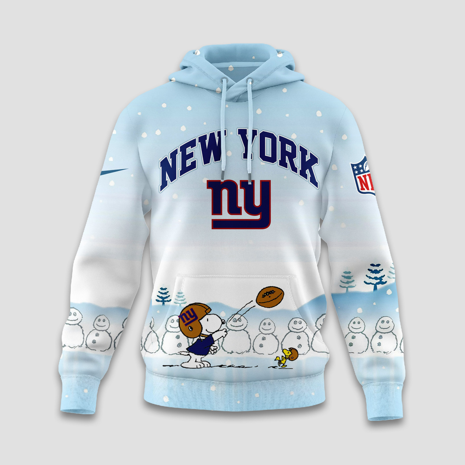 New York Giants | Premium NFL Peanuts Snow Day Hoodie MM