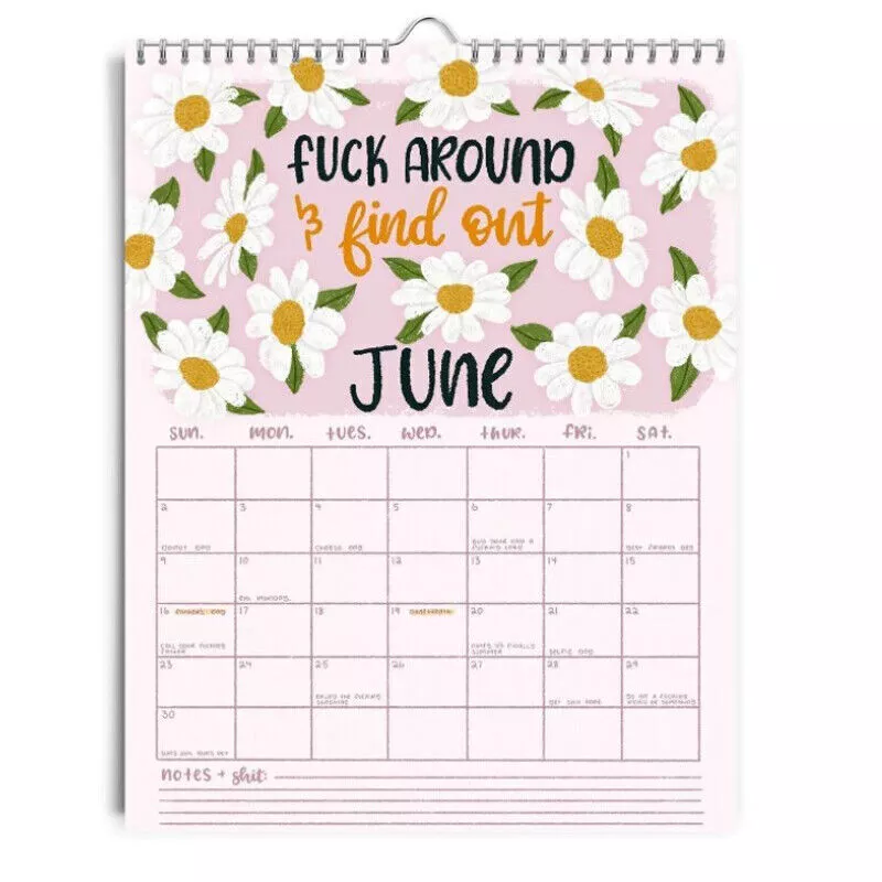 Here We Go Again 2025 Calendar-Gag Gifts for Friends