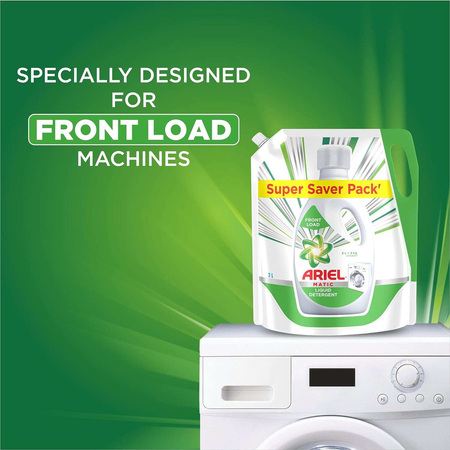 Ariel Matic Liquid Detergent, Front Load, 1 Litre, Pack Of 1