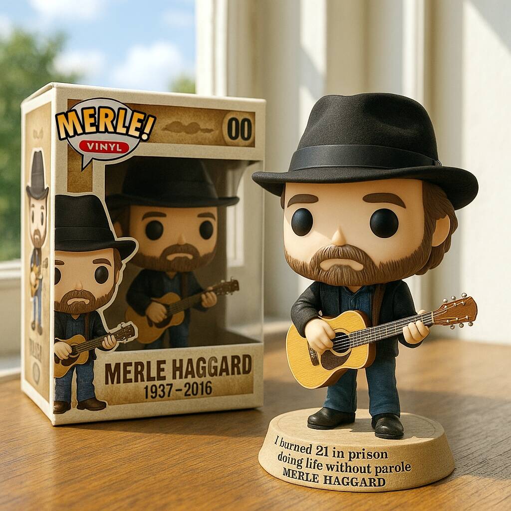 Merle Haggard 1937–2016 Memorial Pop Figure!