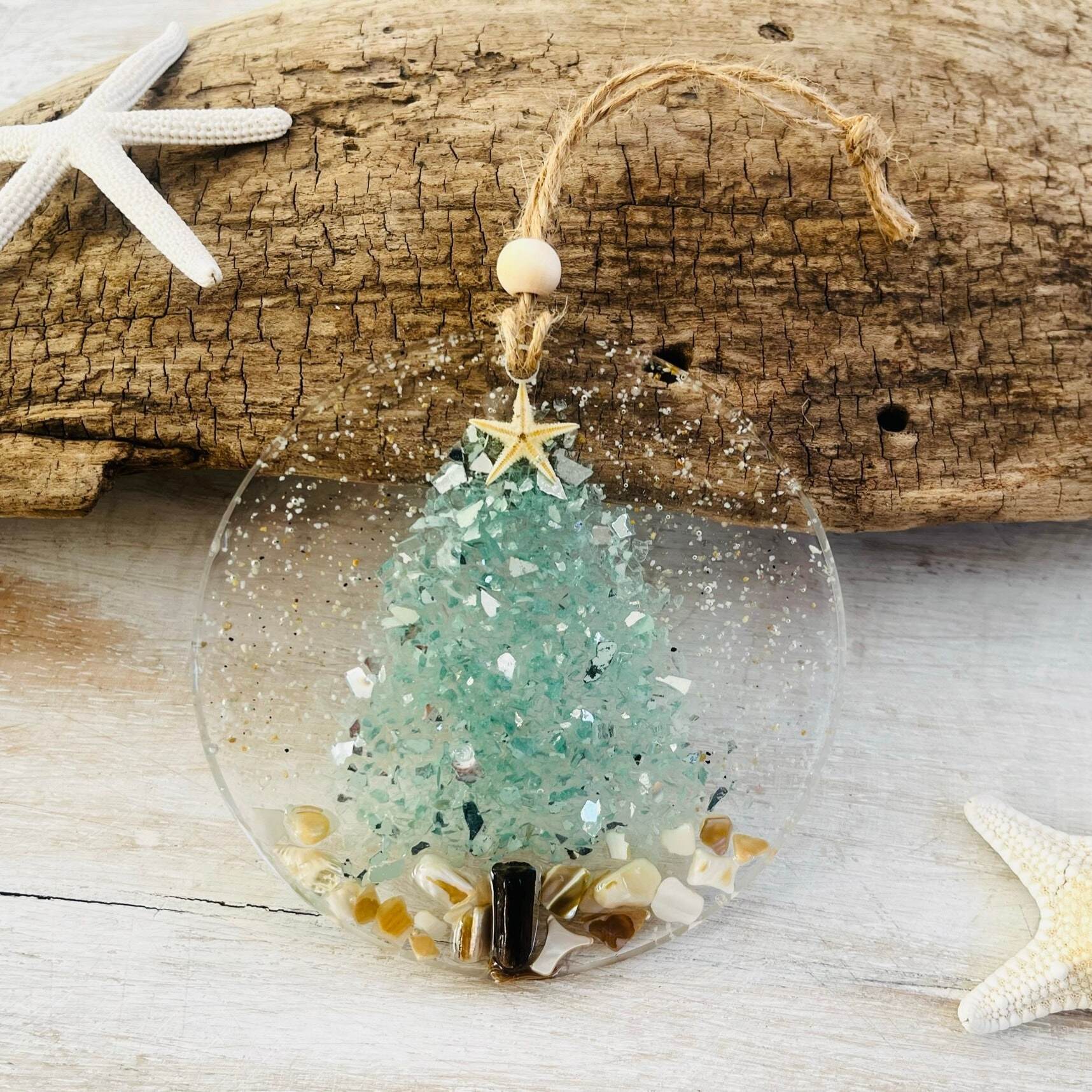 🌲Coastal Christmas Ornament