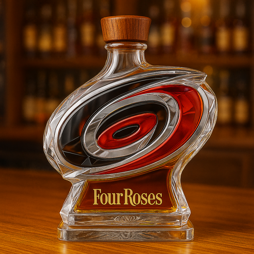 Carolina Hurricanes Whiskey Bottle
