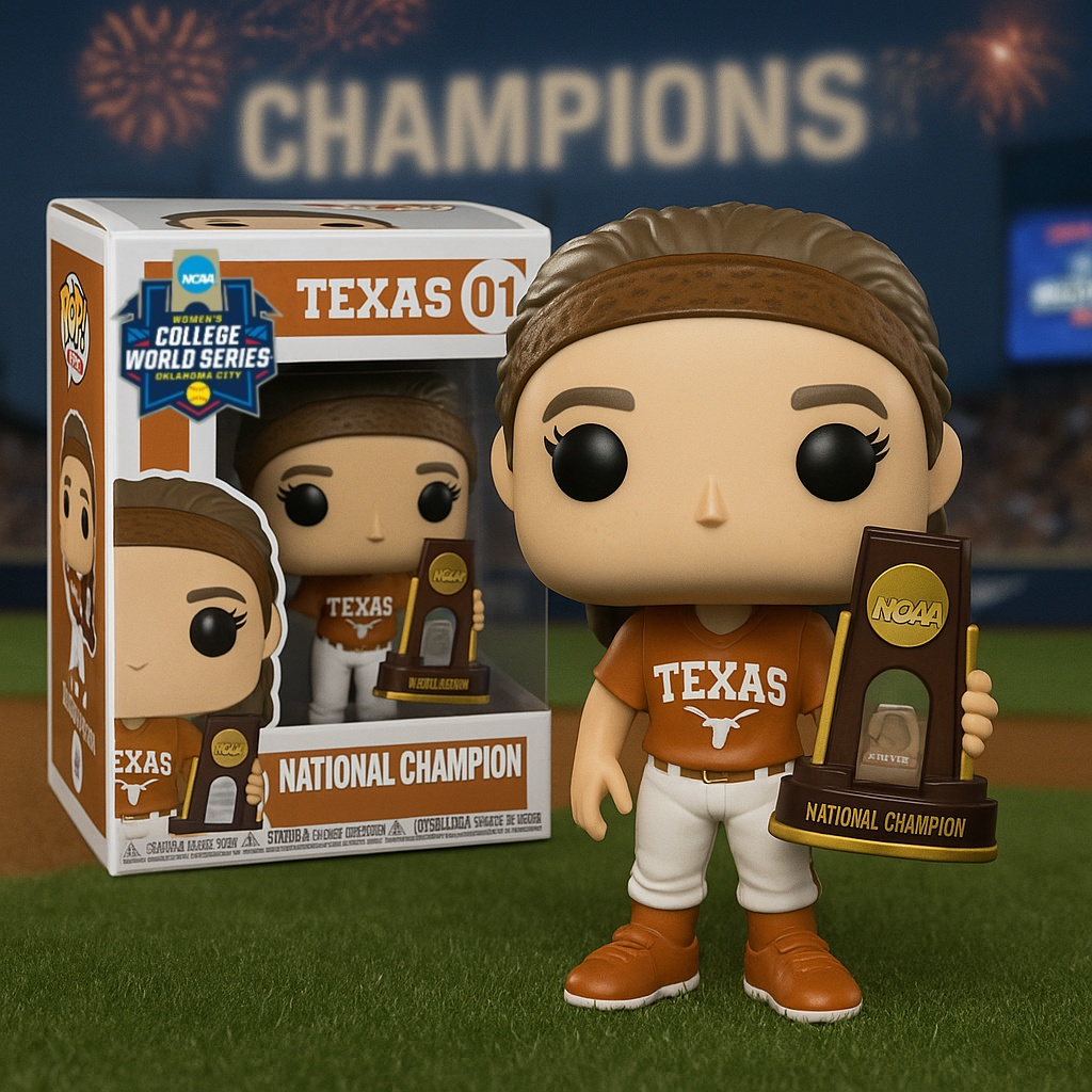 🎉Texas Longhorns WCWS Champion Pop Figure