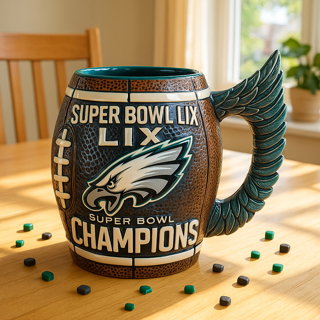 Philadelphia Eagles Super Bowl 59 (LIX) Commemorative Mug