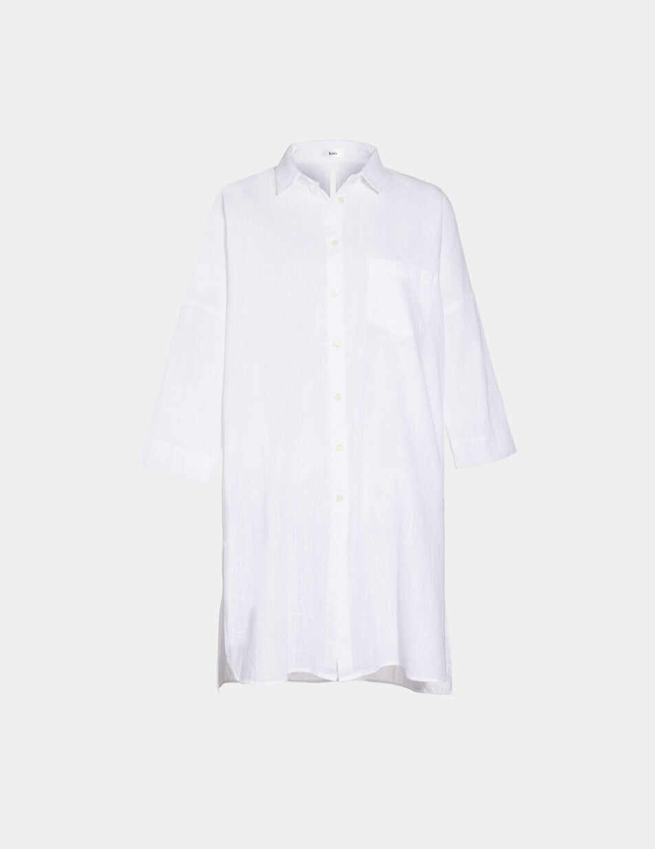 Relaxed Cotton Beach Shirt