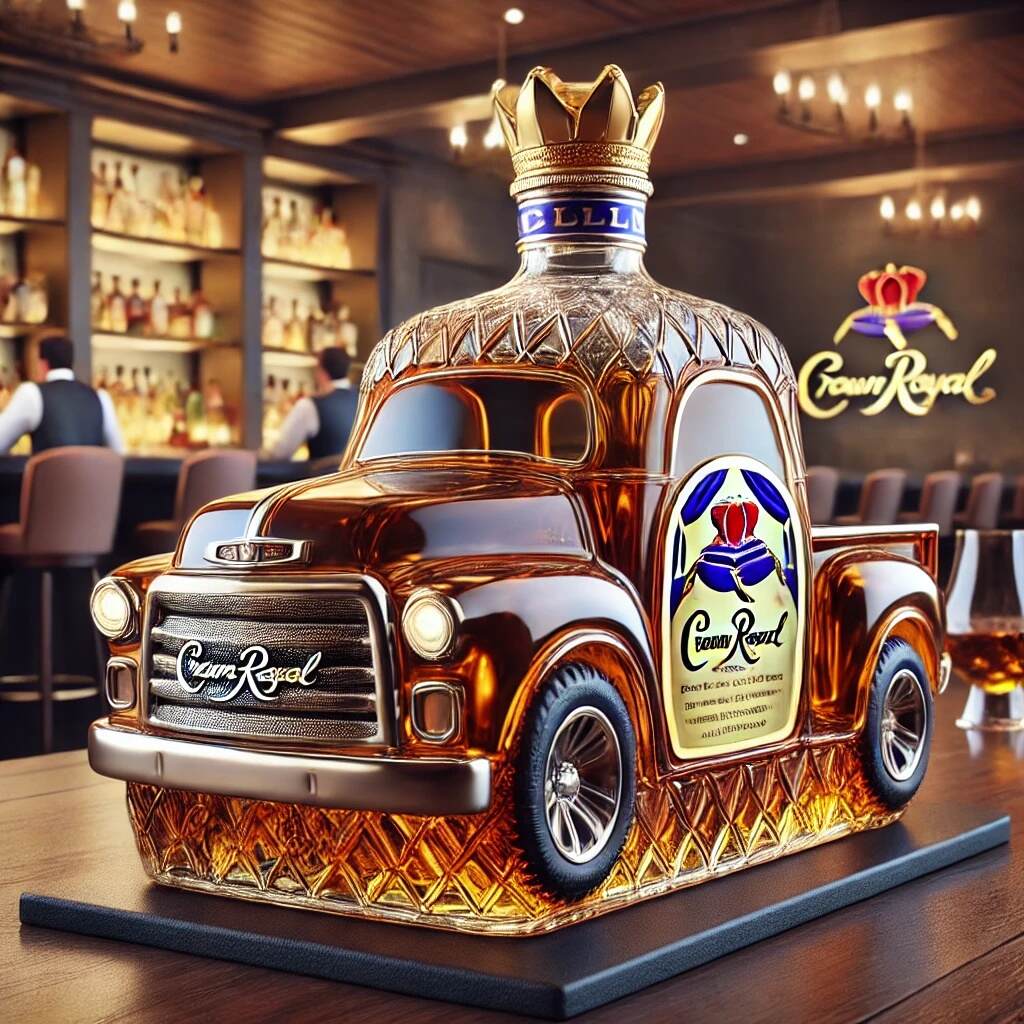 Classic Pickup Truck Whiskey Bottle