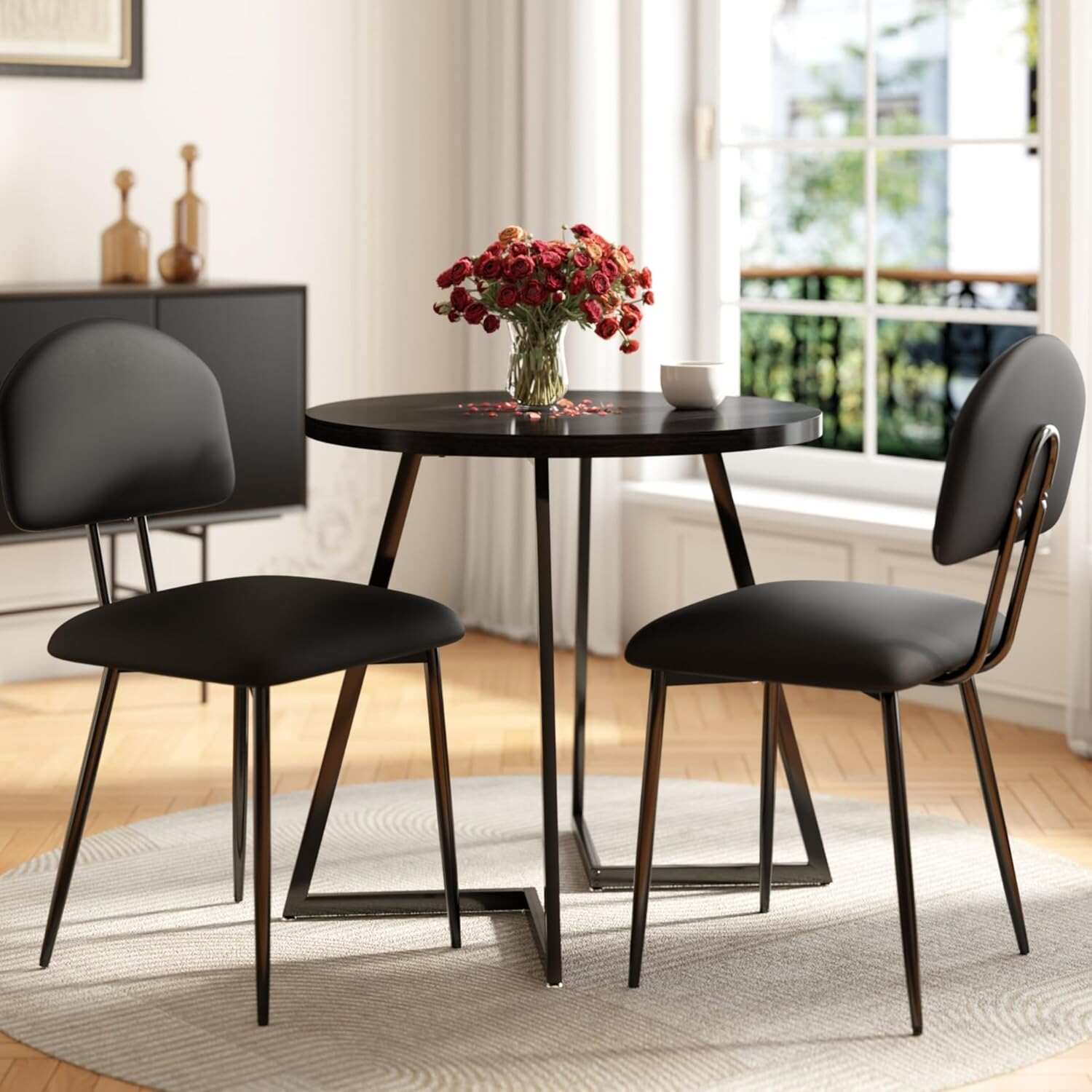 VECELO Dining Chairs Set of 2