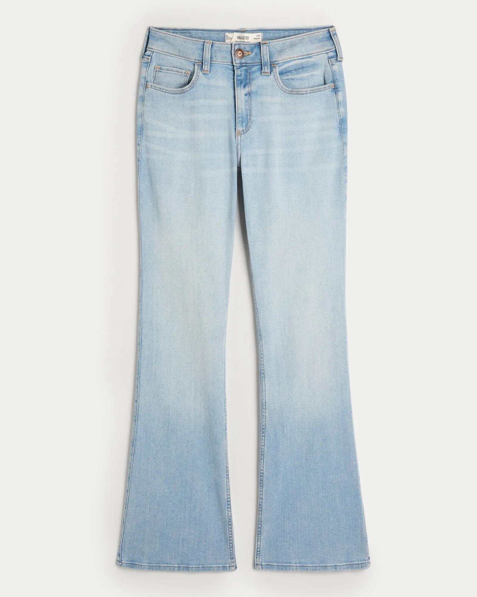 Curvy Mid-Rise Light Wash Boot Jeans