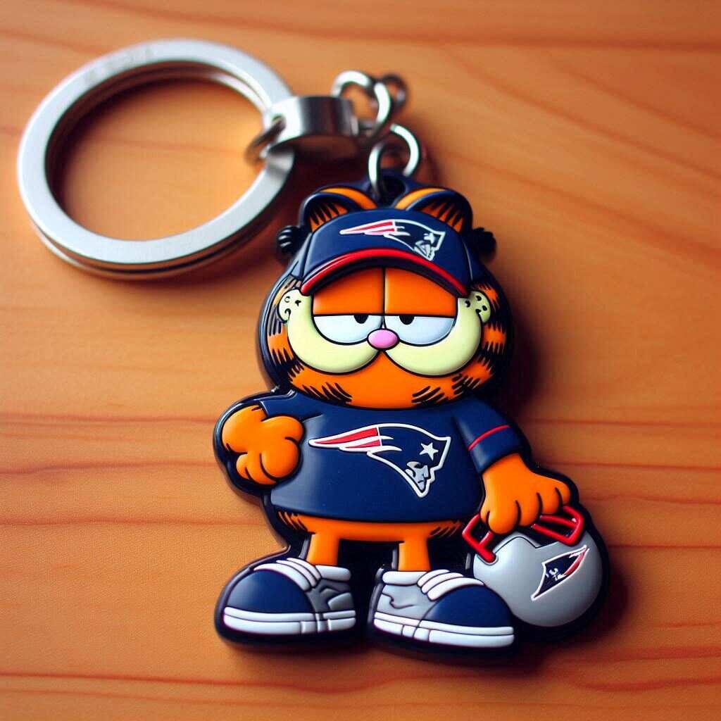 NHL Team Spirit Garfield Keychain